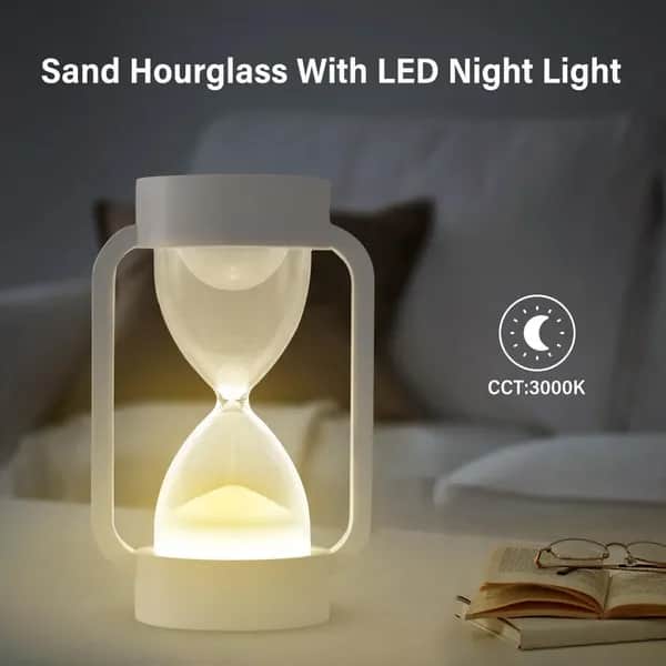 Lichtsanduhr „Calm Time“ – sanftes Stimmungslicht für ruhige Abende