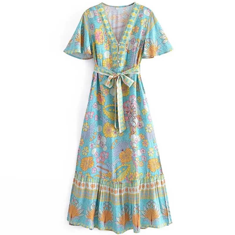 Boho Icon Resort Dress – 70s Spirit