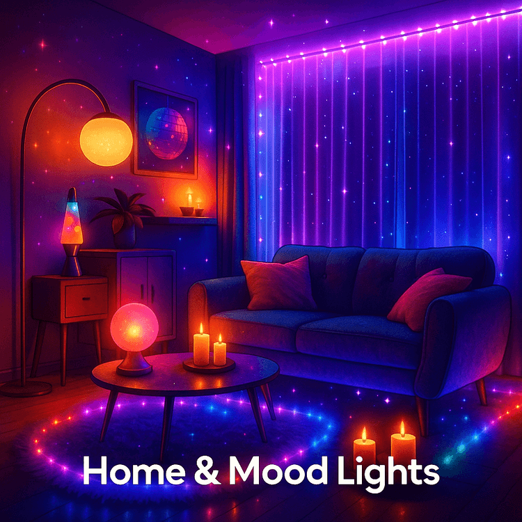 Wie Mood Lights eine ruhige Wohnatmosphäre schaffen können