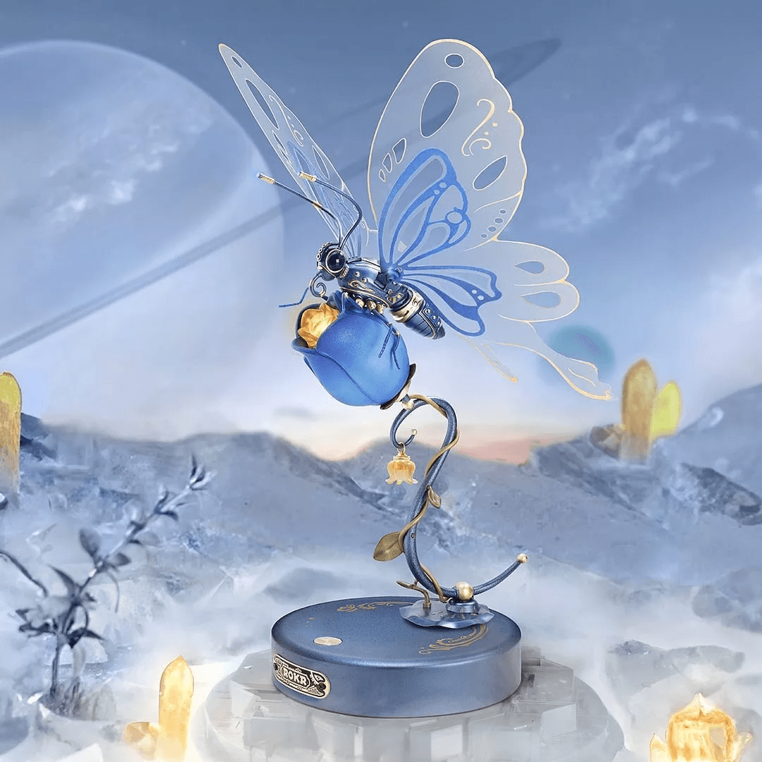 Geschenk für Freundin mit Bedeutung – leuchtender Schmetterling mit Licht als besondere Dekoration