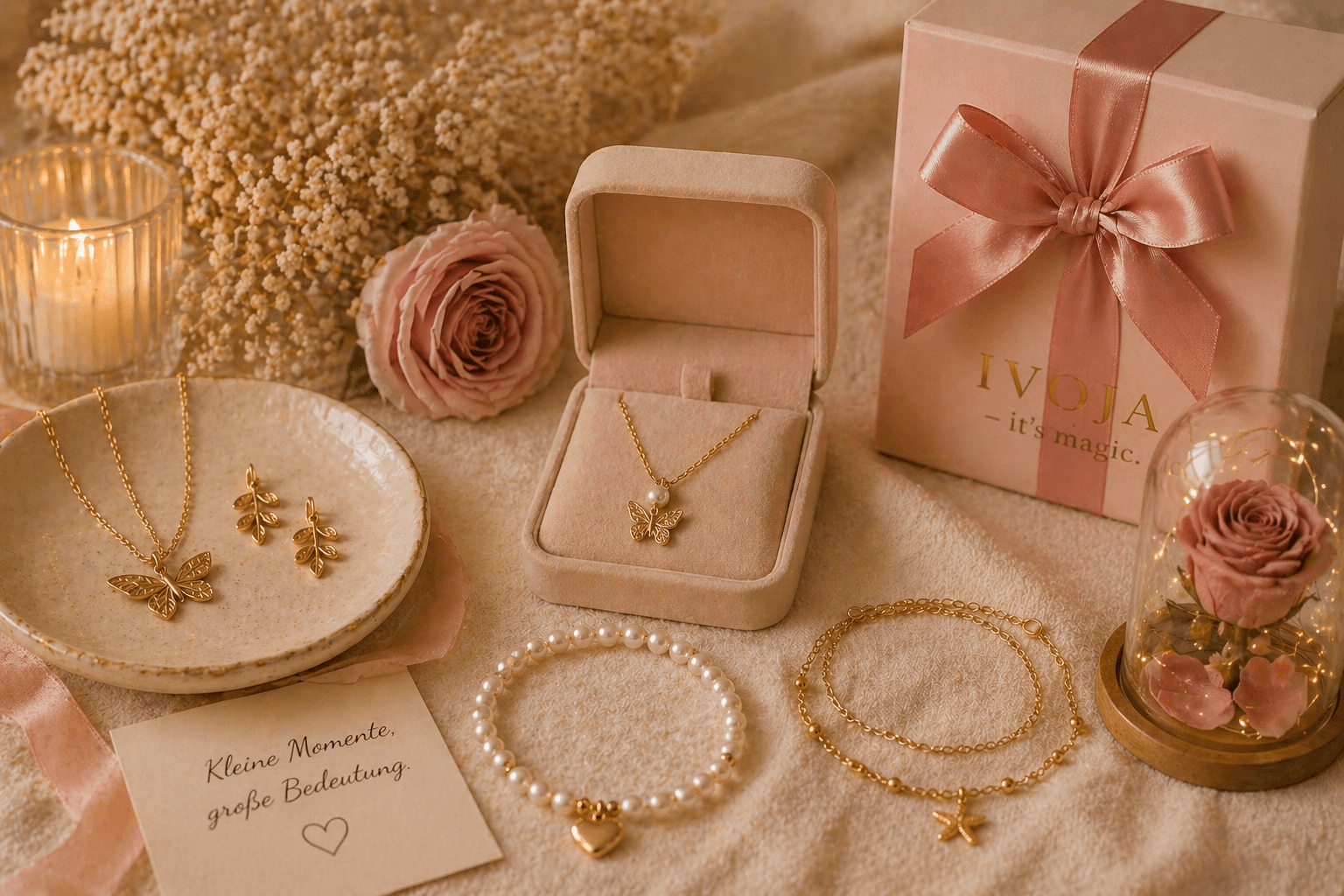 Persönliche Geschenke für Frauen – stilvolle Schmuckstücke und liebevolle Geschenkideen mit Bedeutung von IVOJA