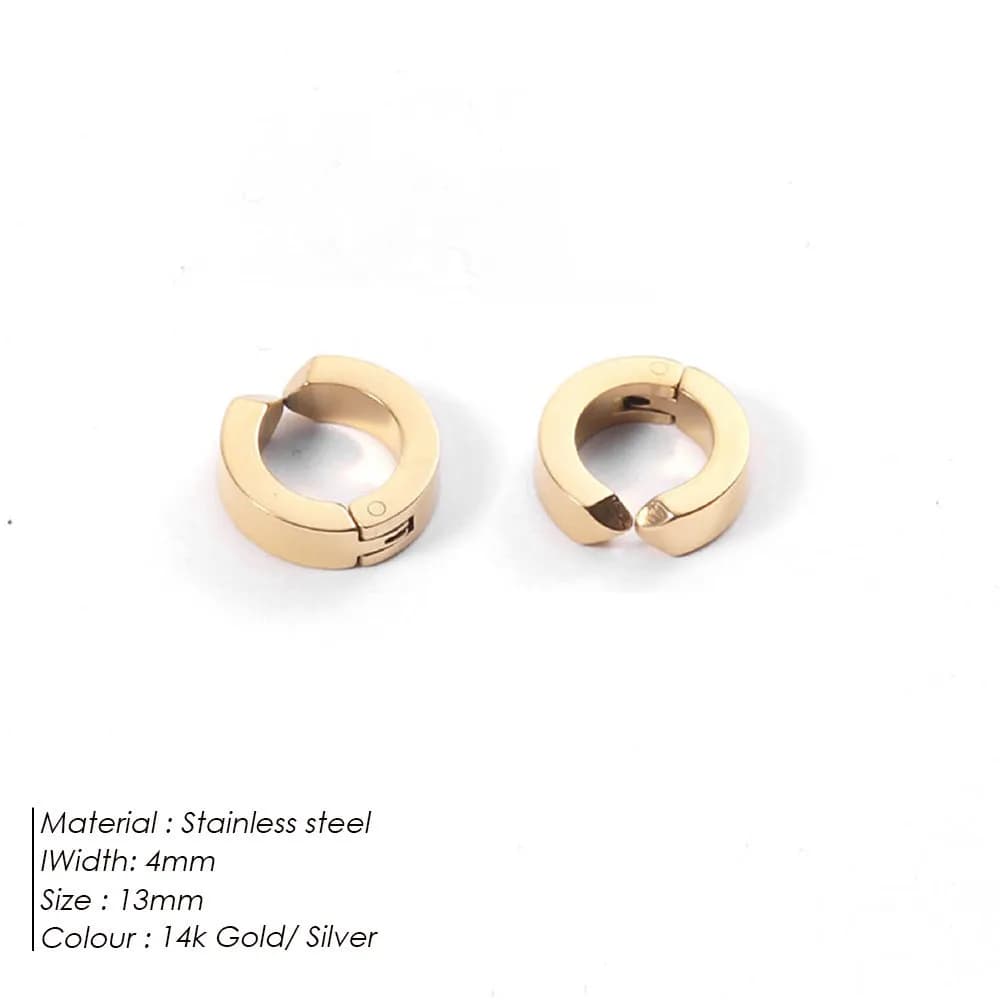 IVOJA Glow Earrings – elegante Edelstahl-Ohrringe in Gold & Silber