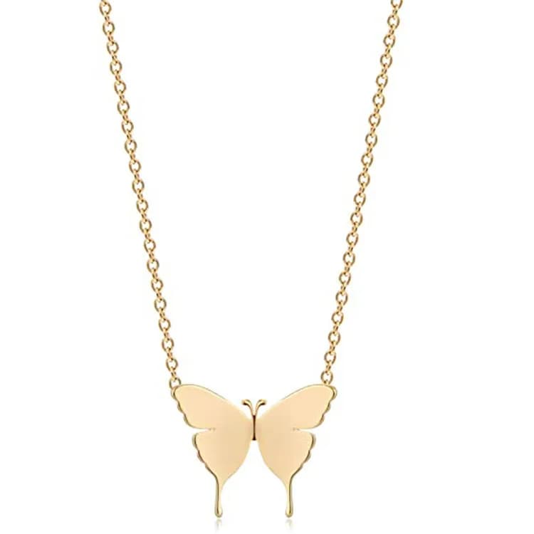 Schmetterling Halskette Damen – Eleganter Butterfly Anhänger minimalistisch