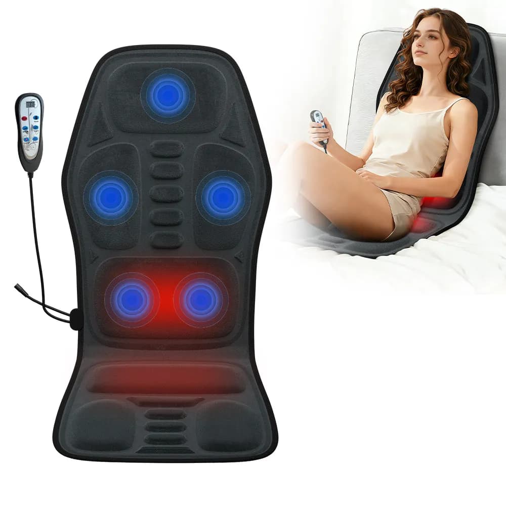 RelaxGlow Massagekissen mit Wärme für Rücken & Nacken