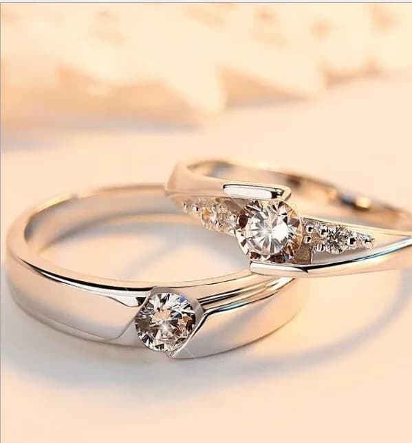 IVOJA Eternal Love Ring – eleganter 925 Silber Ring mit funkelndem Stein