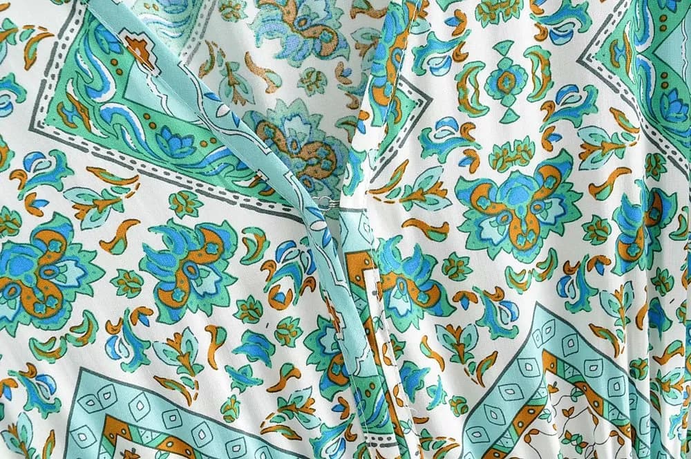 Boho Maxi Dress – 70s Floral Spirit