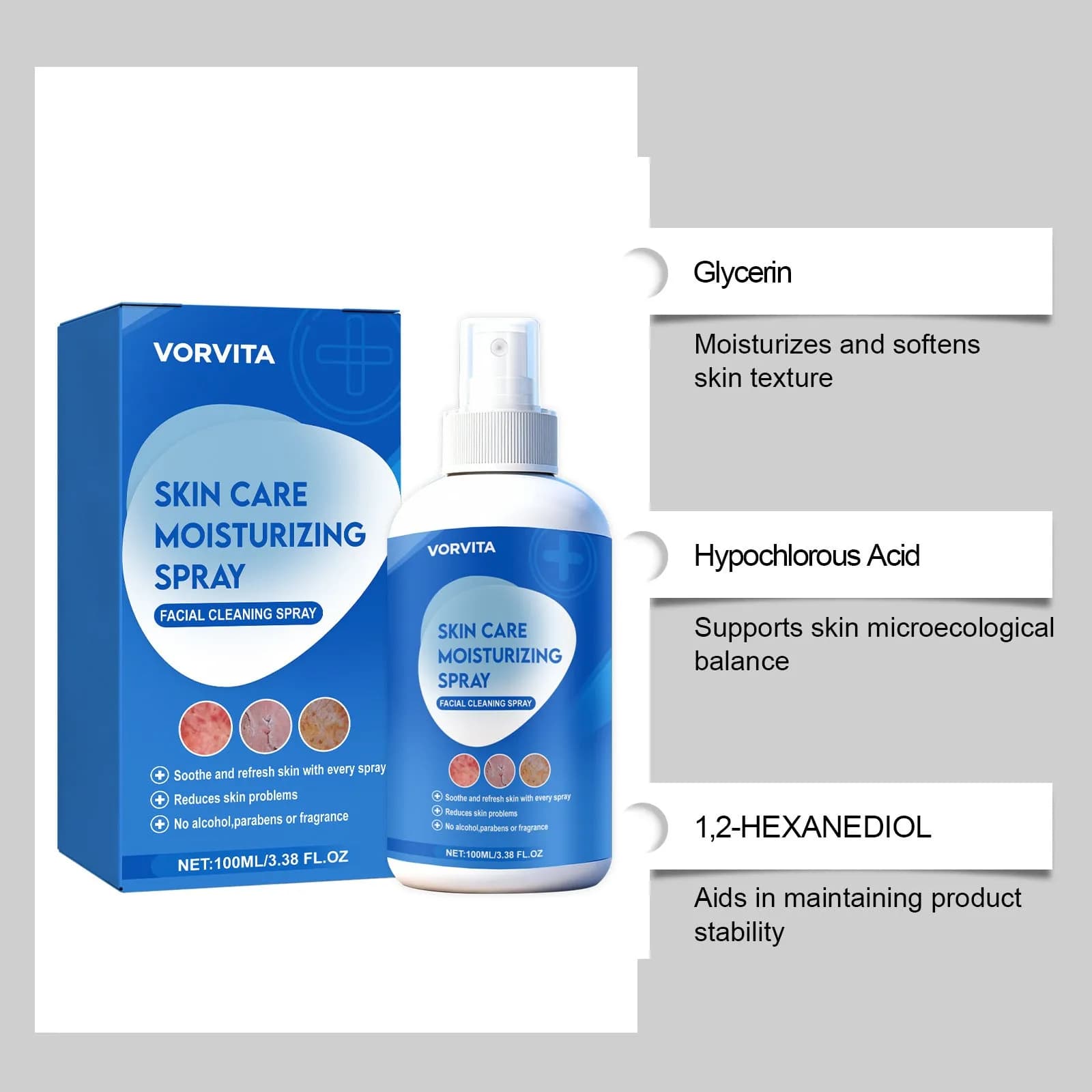 IVOJA Fresh Glow Mist – erfrischendes Gesichtsreinigungsspray für unterwegs
