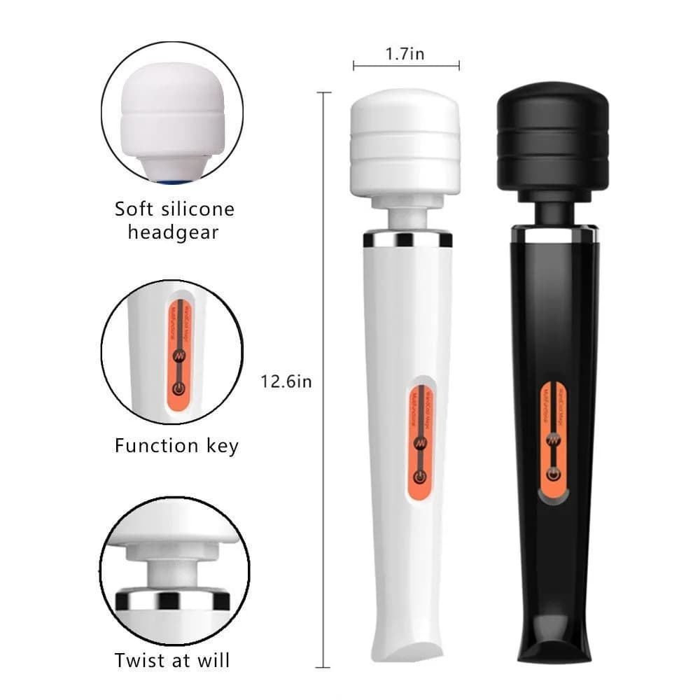 IVOJA Magic Wand – 10-Speed Körpermassager mit USB-Ladung