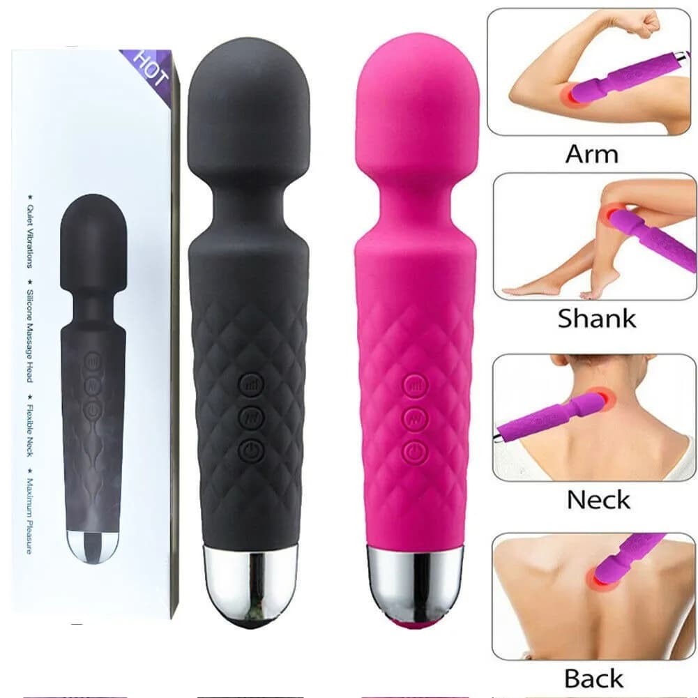 IVOJA PowerWave – 20-Speed Massage Wand für Körper & Sinnesentspannung
