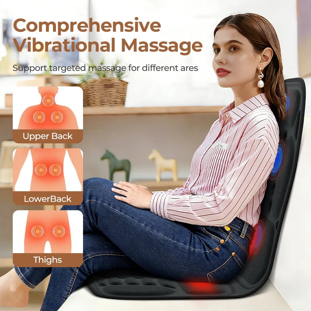 RelaxGlow Massagekissen mit Wärme für Rücken & Nacken