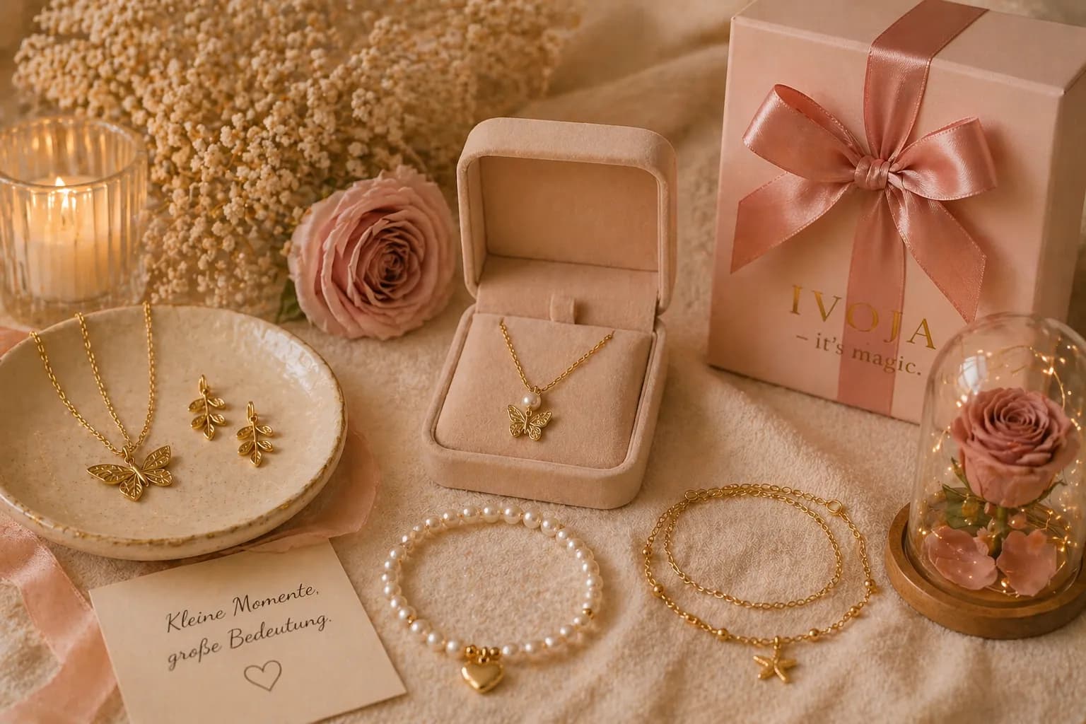 Persönliche Geschenke für Frauen – stilvolle Schmuckstücke und liebevolle Geschenkideen mit Bedeutung von IVOJA