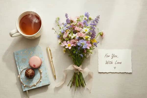 Kleine Aufmerksamkeit für Frauen – liebevolle Geschenke mit Blumen, Schmuck und persönlicher Note